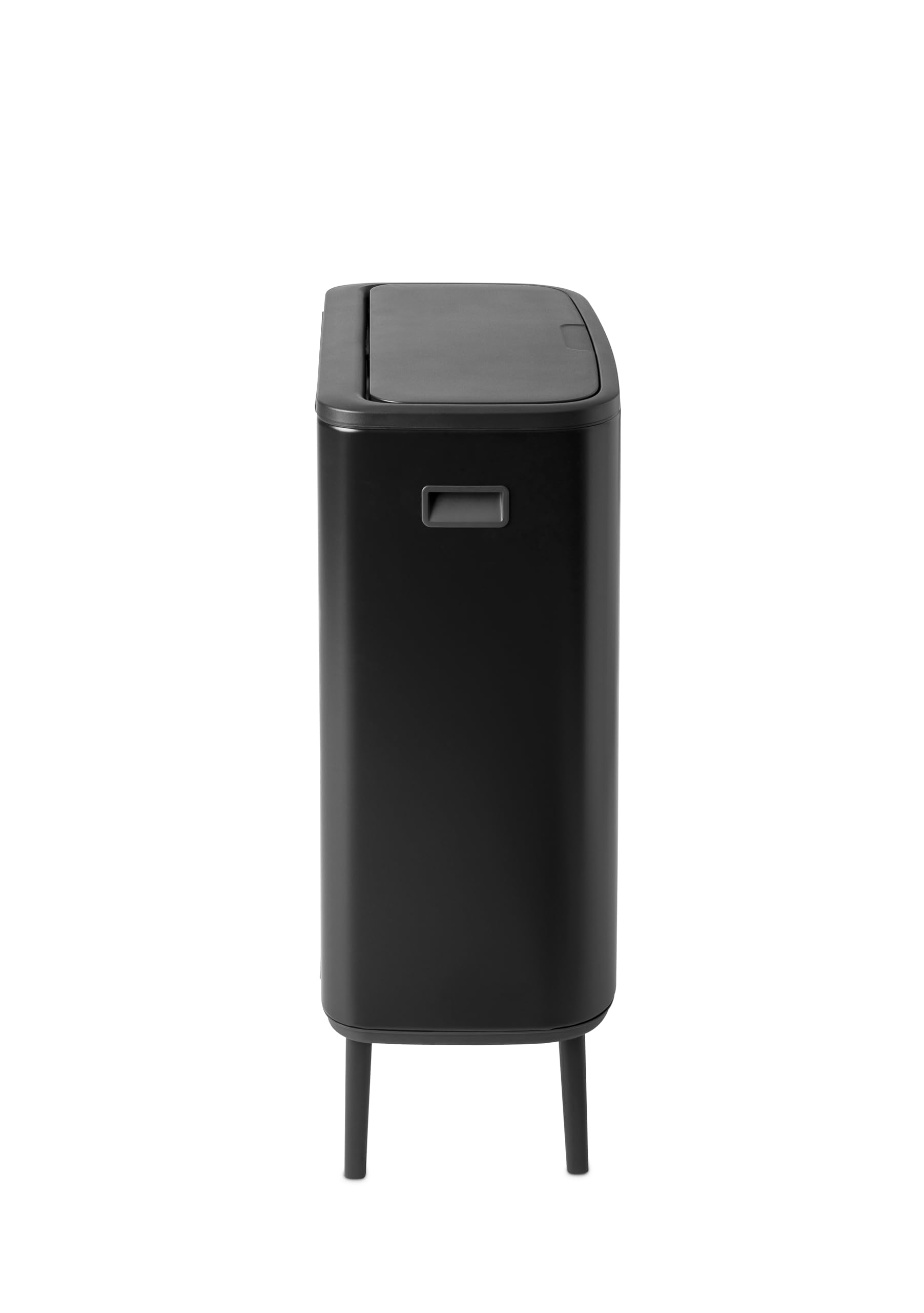 Bo Touch Bin Hi - 60L Inner Bucket (Matt Black) Large Waste Kitchen Bin - Soft-touch