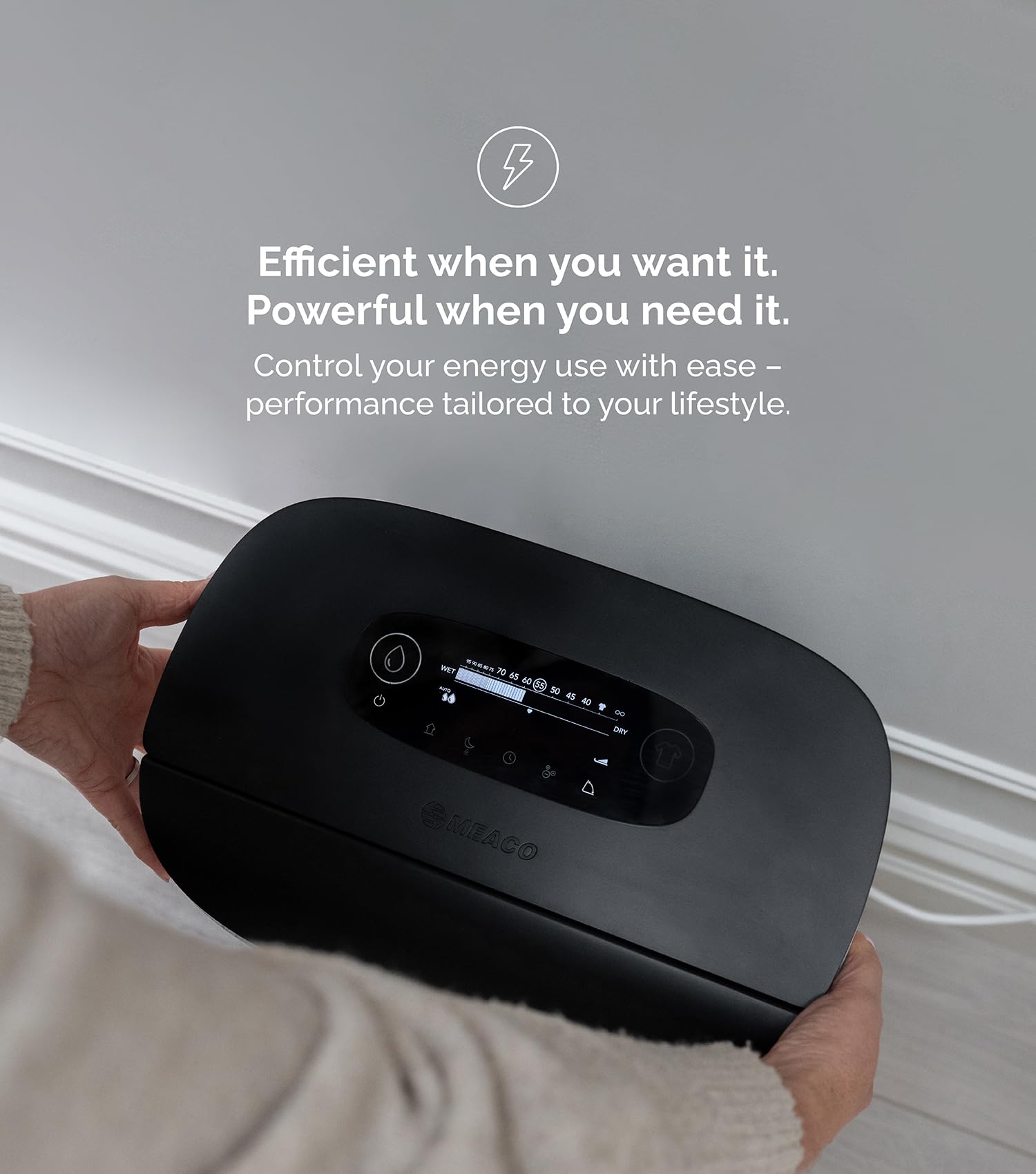 DD8L Pro Desiccant Dehumidifier - Faster Clothes Drying | Smart App Control | Customisable Energy Use | Works in Cold Environments | Anti-Bacterial Ioniser | Ideal for Boats, Caravans & Garages